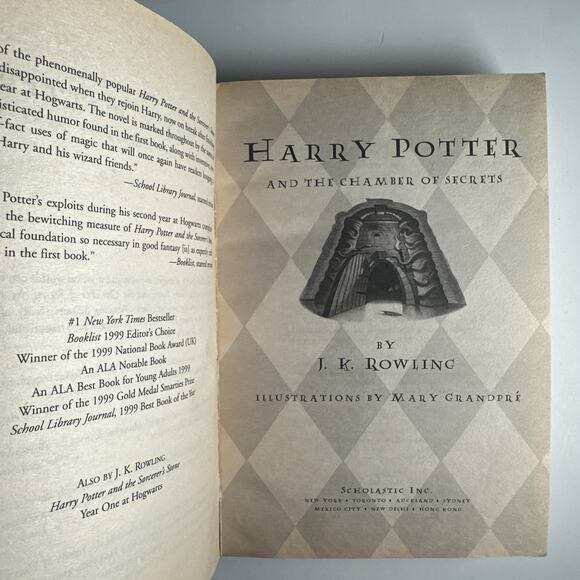 Harry Potter and the Chamber of Secrets by Rowling, J. K. book (paperback) VTG - Picture 7 of 8